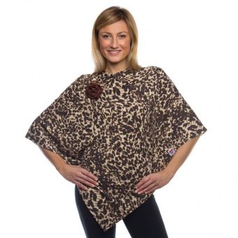 Wrapped In Love Leopard Print Chemo Poncho