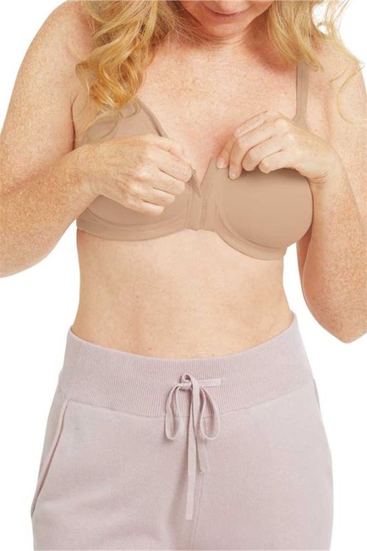  ANMUR Front Closure Mastectomy Bras for Women Cotton