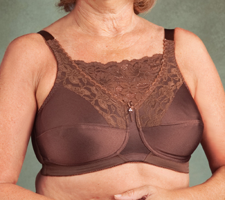 Trulife Mastectomy Bra - Brown, Size 42D