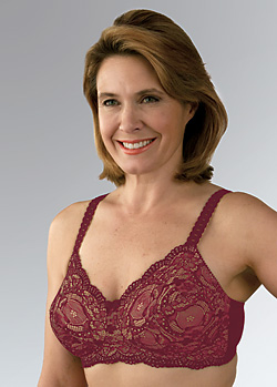Classique Mastectomy Lace Bra w/Lining - Underwire or Soft Cup