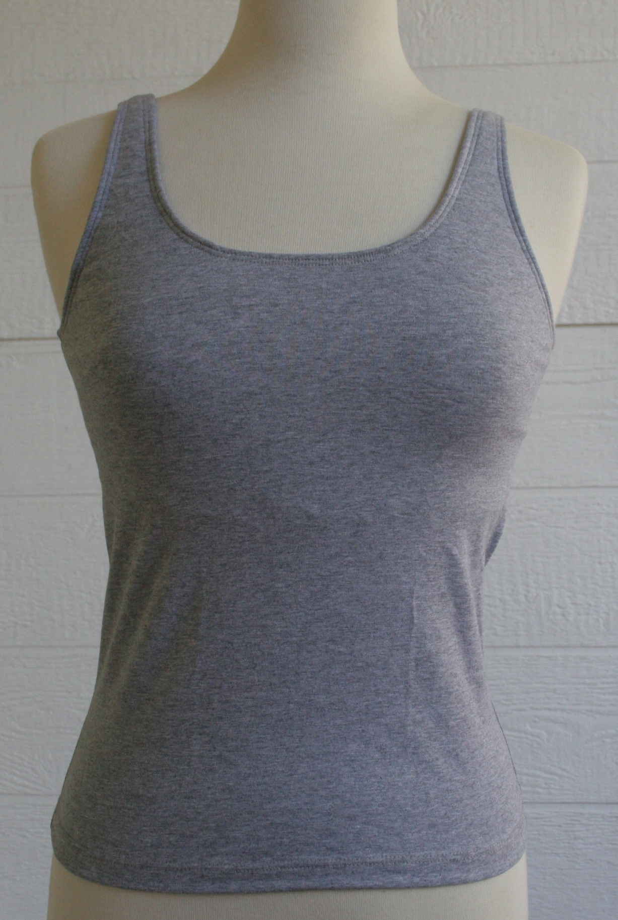 Cool Cotton Tank Top w/ Pocketed Built-In Bra | WPH