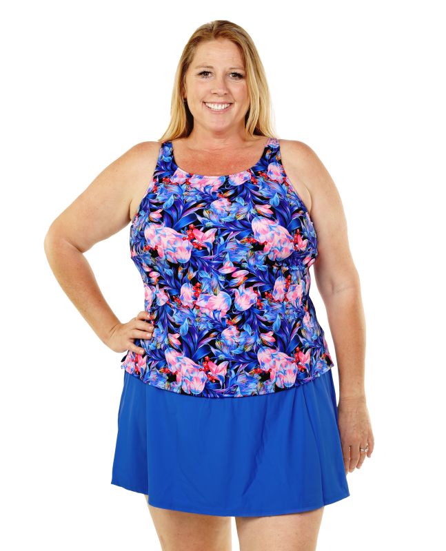 T H E Mastectomy Tankini Top Great Coverage Queen Size Wph