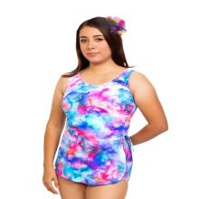 Style THE 965-60/776 -  T.H.E. Mastectomy Classic Sarong Swimsuit - Great Coverage 