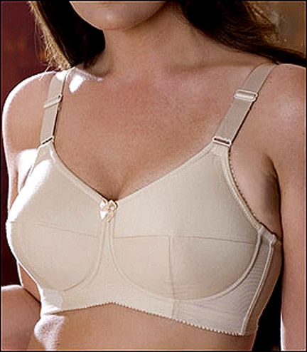 Elila Embroidered Microfiber Soft Cup Bra in White - Busted Bra Shop