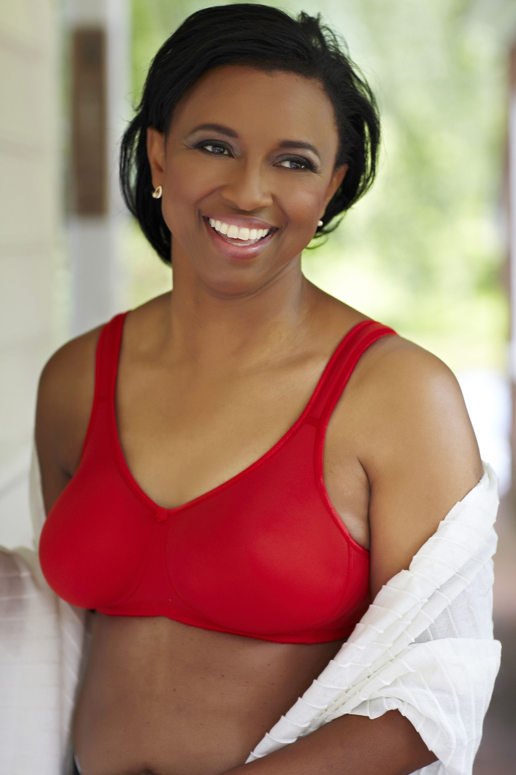 American Breast Care Mastectomy Bra Soft Shape T-Shirt Size 42A
