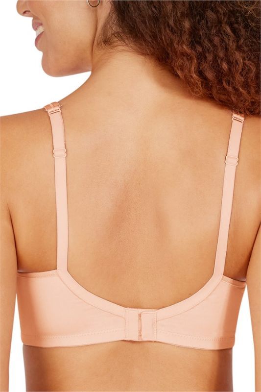 Wire Free for Average Size Figure Types in 36B Bra Size D Cup Sizes Nude by  Leading Lady Comfort Strap and Contour Bras