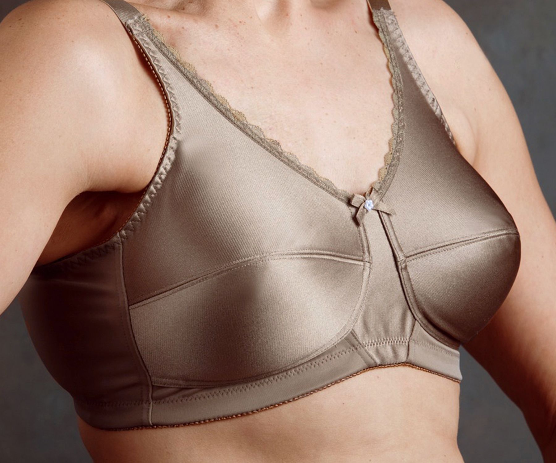 Nearly Me Satin Soft Cup Mastectomy Bra Style 630