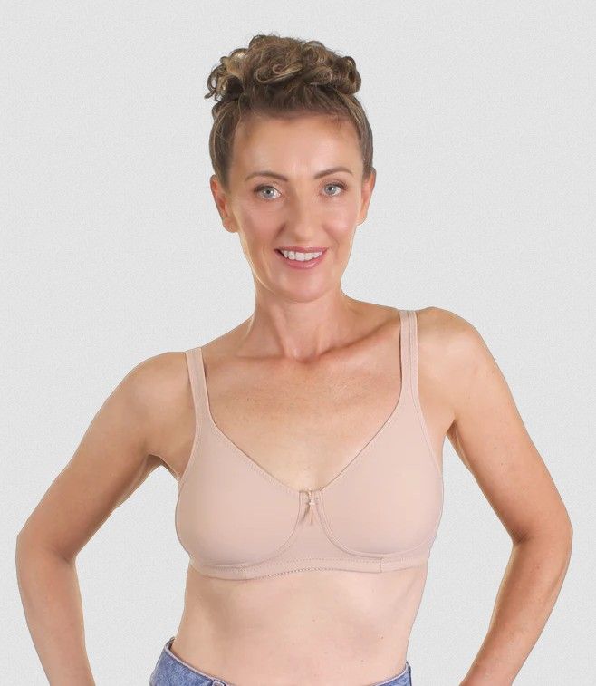 Mastectomy Bra Silhouette Size 34C Cool Latte at  Women's Clothing  store